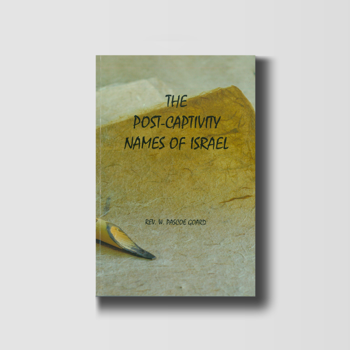 The Post-Captivity Names of Israel image 0