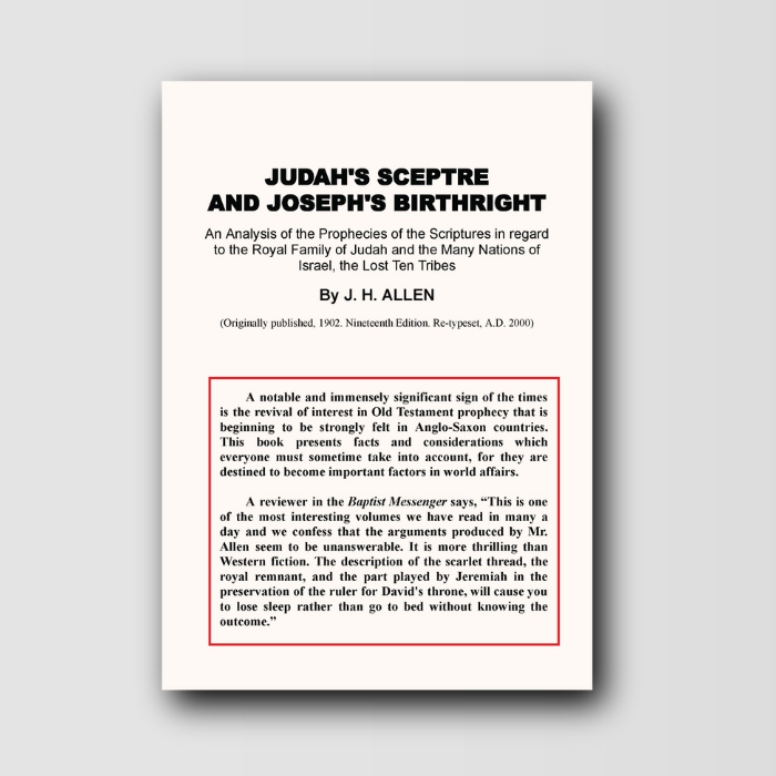 Judah's Sceptre and Joseph's Birthright image 0