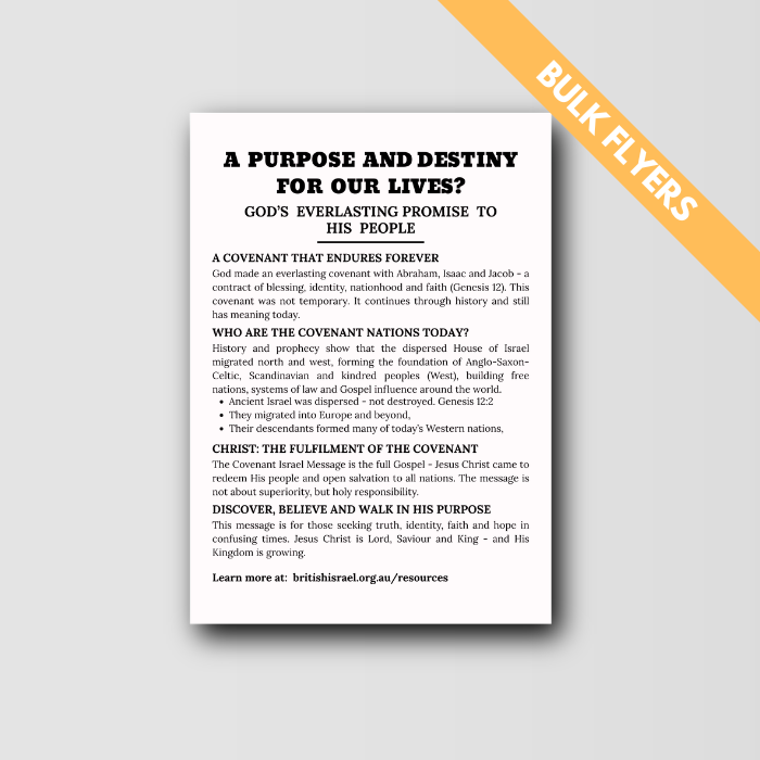 Purpose and Destiny - Bulk Flyers