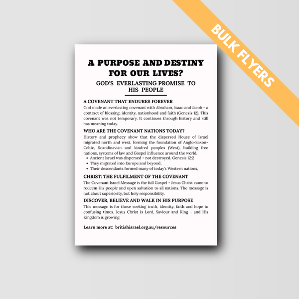 Purpose and Destiny - Bulk Flyers