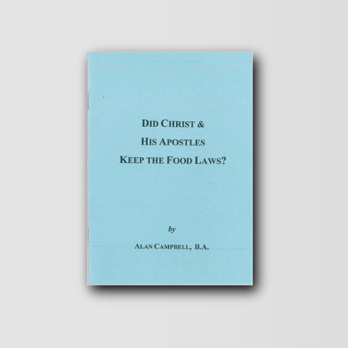 Did Christ & His Apostles Keep The Food Laws? image 0